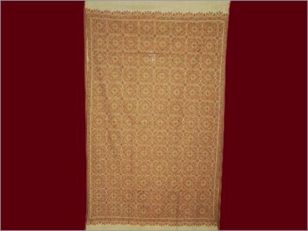 Pashmina Embroidery Shawls - Pashmina Wool, 70x140 cm, Beige | Elegant Design, Intricate Embroidery, Soft Texture, Versatile Style, Warmth