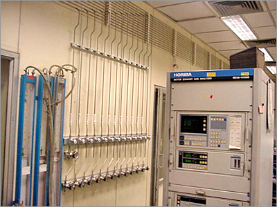 Fume Hood & Tubing Arrangement