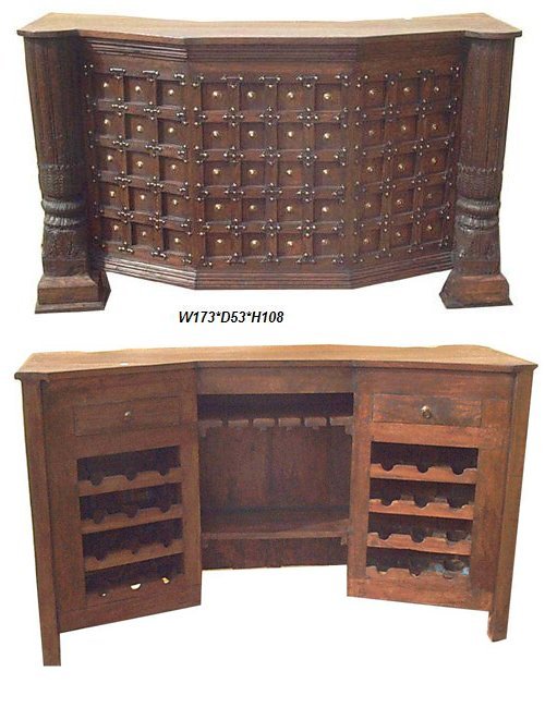 Wooden Bar Counter
