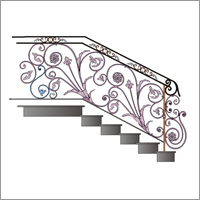 Wrought Iron Mix Railing