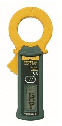 Yellow And Black Ac Leakage Clamp Meter