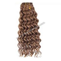 Human Hair With Jet Pins