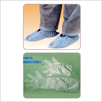 Shoe Cover - Nonwoven Material, Free Size, Blue Color | Water Resistant, Stretch Elasticity for Secure Fit, Resistant to Dirt & Chemicals