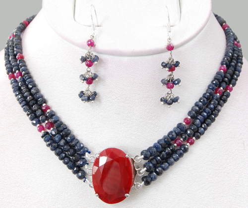 Blue Sapphire Necklace
