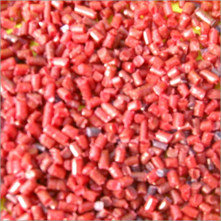LDPE Red Recycled Granules