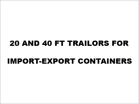 Import-Export Containers