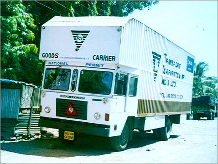 Two Wheeler Carrier Container
