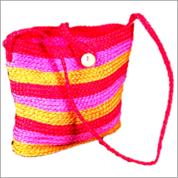 Jute Hand Bag - 10x12x4 Inches, Pink, 5 Liters | Durable, Eco-friendly, Stylish, Lightweight, Spacious