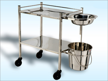 Dressing Trolley with Bowl & Bucket