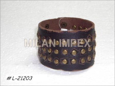 Mens Brown Leather Bracelets
