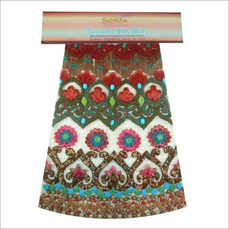 Hand Embroidered Fabric