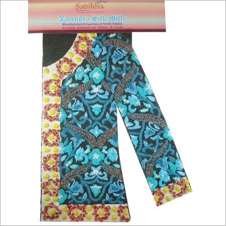 Embroidered Hand Work Fabric