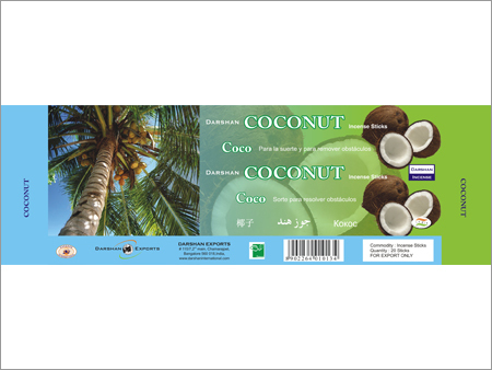 Coconut Incense Sticks - Bamboo & Coconut Hexagon Square Cone Shapes | Mild Nutty Fragrance Refreshing Aroma Sweet Hint