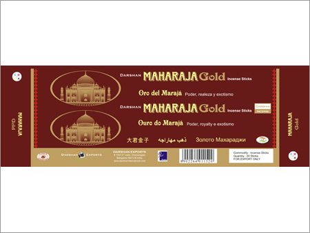 Maharaja Gold Incense Sticks