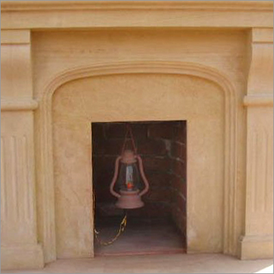 Sandstone Fireplace