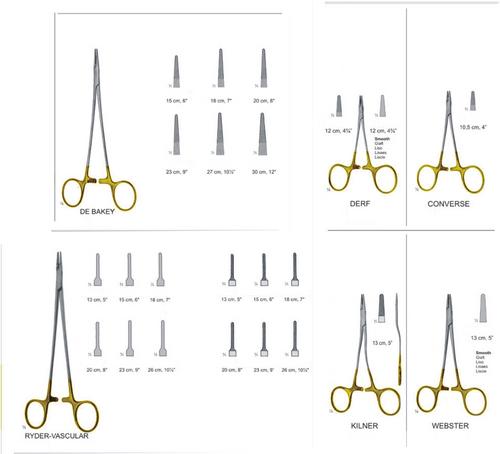 Needle Holders with Tungsten Carbide Inserts