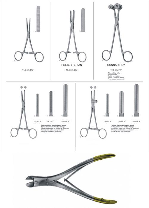 Tubing Clamps, Tubing milker, Wire cutter