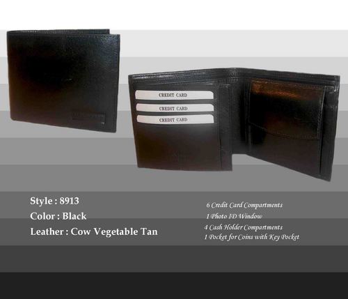 Trifold Leather Wallet