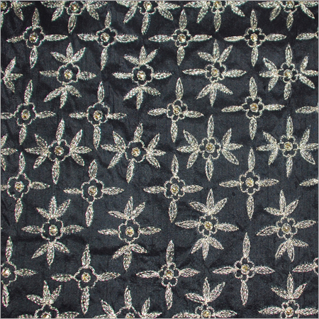 Embroidery on Silk Fabrics for Shoe Tops