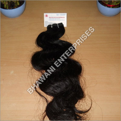 Black Remy Natural Wavy Hair