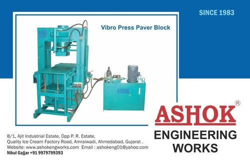 Vibro Press High Pressure Paver Block By ASHOK ENGINEERING WORKS