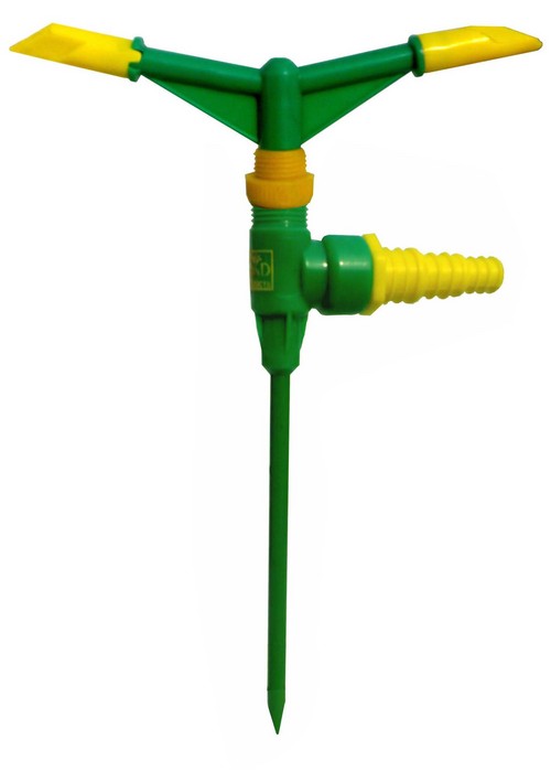 Adj.2-Arms Sprinkler with Spike Stand (12 inch)
