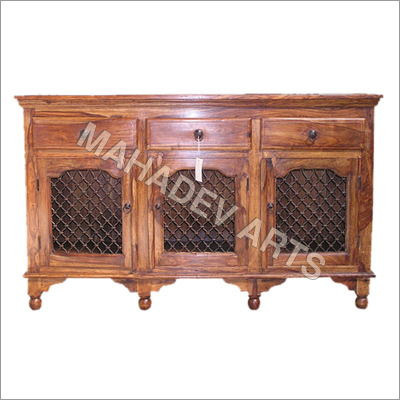 Wooden Jali Side Board