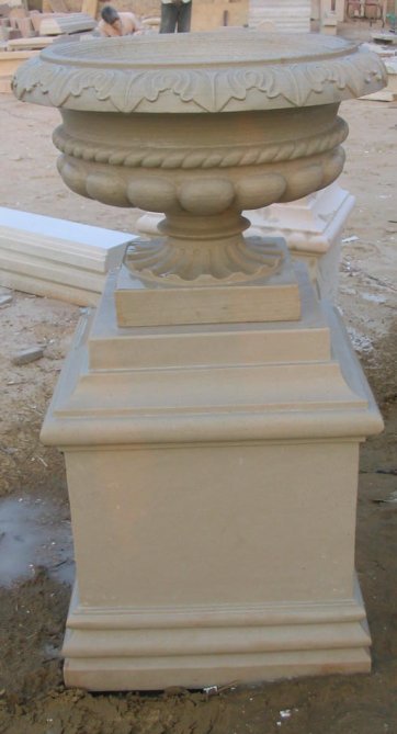 Flower Pot with Pedestal