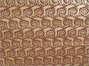 03-  Handmade Gift Wrapping Sheets with Flocking