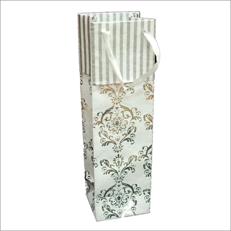 09- Handmade Paper Wine Bag