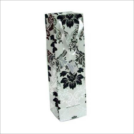 09- Handmade Paper Wine Bottle Bag