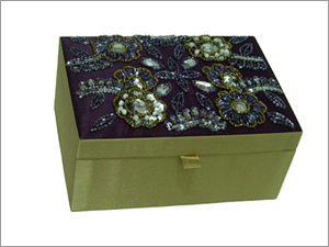 17- Handmade Fancy Fabric Boxes