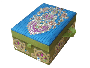 17- Fancy Fabric Boxes