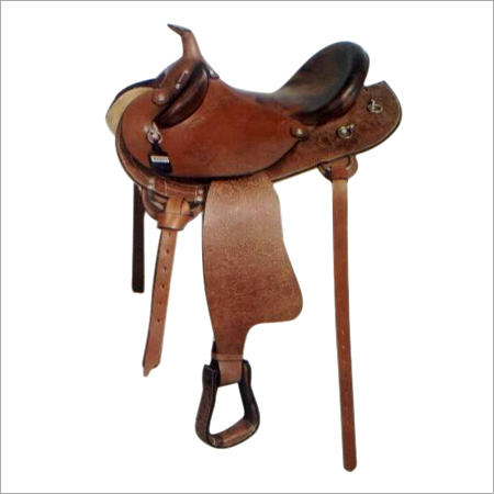 VT Leather Western Saddle