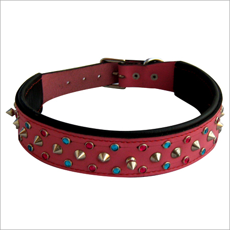 Spiked & Crystal Dog Collar