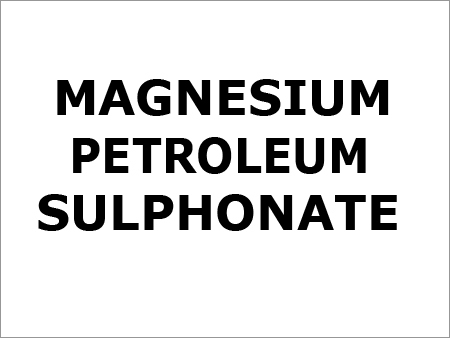 Magnesium Petroleum Sulfonate By GANESH BENZOPLAST LTD.