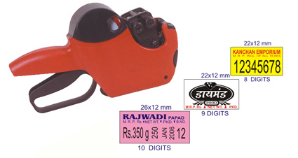 Red & Black Single Line Labeler