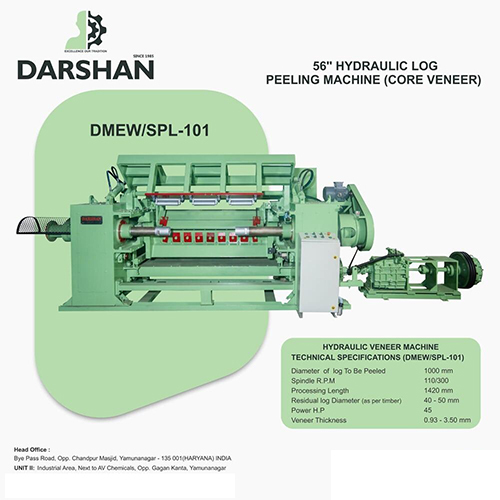 Heavy Duty Hydraulic Pneumatic Veneer Lathe