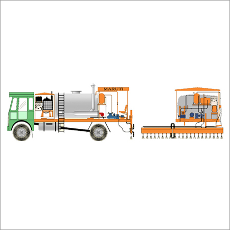 Truck Mounted Bitumen Sprayer - 4000/6000 Ltrs. Capacity | Diesel/LDO/Kerogas Burner, Adjustable Spray Bar, Digital Control, Durable Design