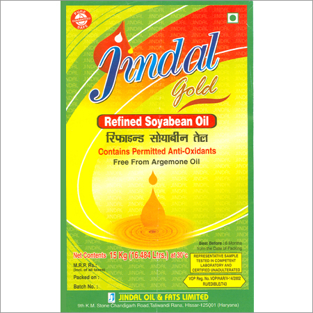 Jindal Gold Refined Soyabean Oil