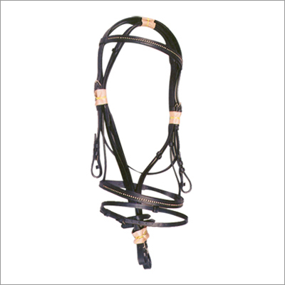 Metal Decorated Horse Bridle