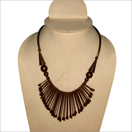 Artificial Jewelry - Brass Metal, 16-18 Inches, Brown | Stylish Design, Elegant Look, Durable Material