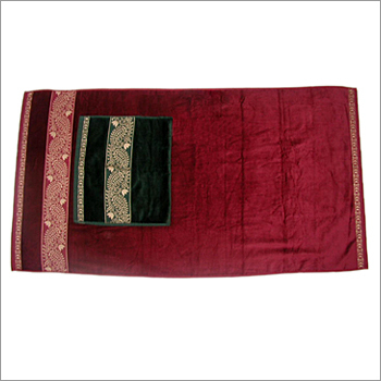 Velour Embroidered Bath Towel