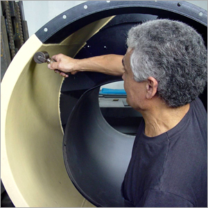 Rubber Lining in the Tank