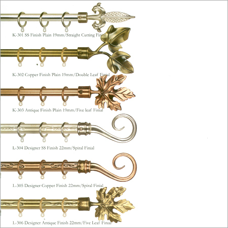 Designer Antique Range Curtain Rod (22 mm & 19 mm)