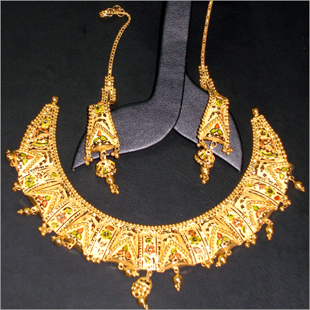 Designer Gold Necklace Set
