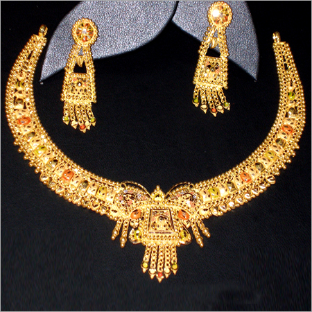 Gold Jewellery Set