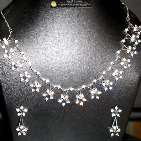 Designer Diamond Necklace Set
