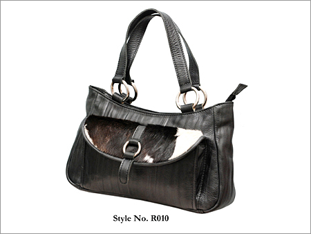 Indiano Black Leather Bags