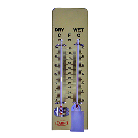Wet & Dry Wooden Thermometer